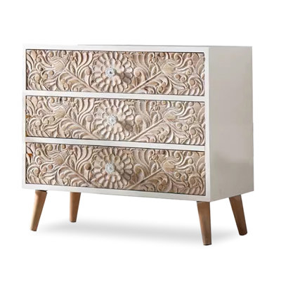 American Country-style Solid Wood Accent Chest