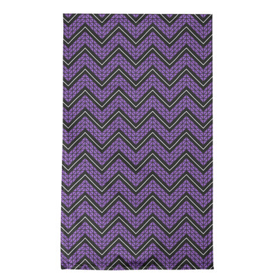 Serviette à thé à chevrons à la main Stephenie