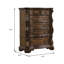 Commode traditionnelle Leovanni, brun foncé