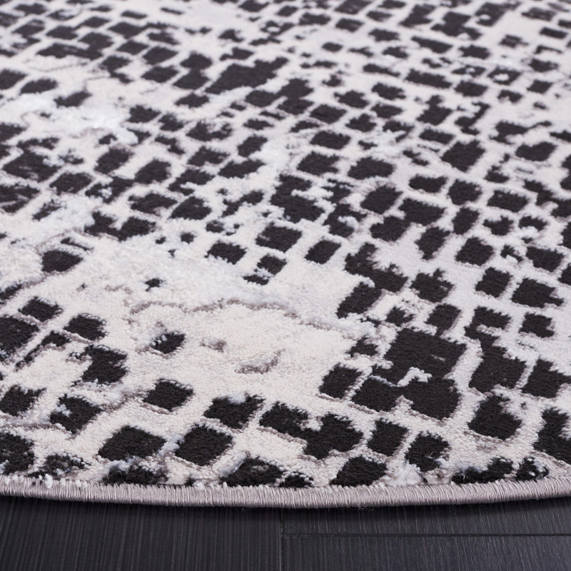 Amelia Performance Abstract Rug, Round 6'7"