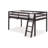 Alaterre Furniture Wood Twin Loft Bed with Ladder, Espresso-1867181900