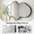 Irregular Shaped Metal Wall Mirror Asymmetrical Mirror-35682343-35682340