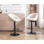 Thornbury Swivel Upholstered Adjustable Height Counter Stool with Metal Frame-262998255