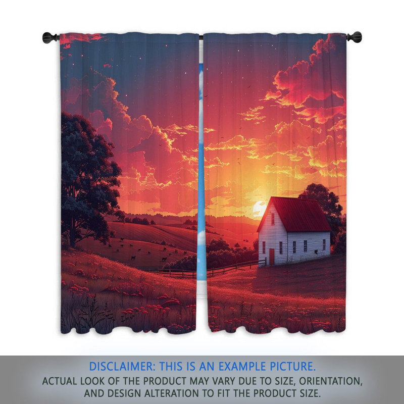 Paire de rideaux obscurcissant en polyester Mcclane, L 20 po x L 82 po