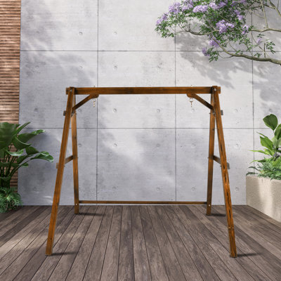 Balancelle Crichton en bois (sans balançoire suspendue)