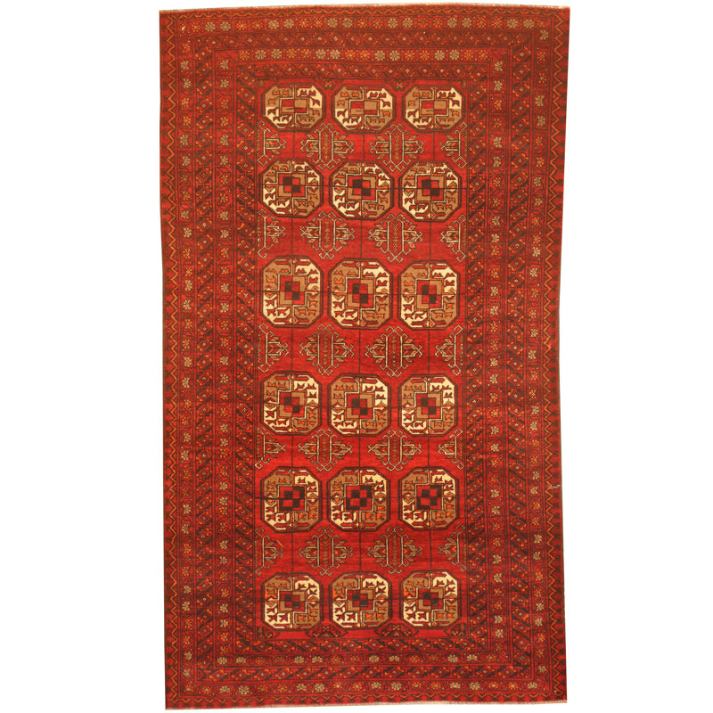 Tapis rouge / ivoire Hartstein
