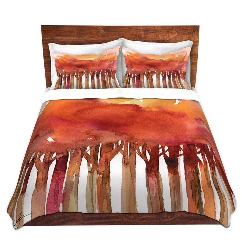 Ensemble de housse de couette en microfibre DiaNoche par Kathy Stanion - Tree Impressions 4