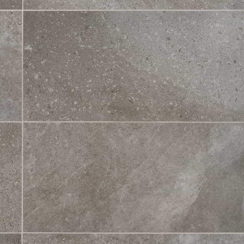 New Rock 12x24 Matte Porcelain Tile, Fossil Dark Gray