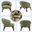 Chaises d'appoint rembourrées en velours 25,98 po Debbera-509066715