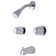 Kingston Brass Generic Double-Handle Tub and Shower Faucet