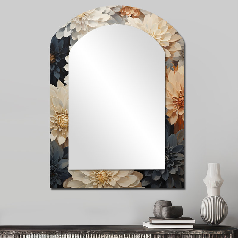 Miroir mural Simplicity Mums Bloom, 34 po x 25 po