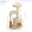 Petit arbre à chat pour chat d'intérieur, tour de chat moyenne avec jouet pour chat interactif, condo pour chat 32,7 po avec brosse auto-toilettée, griffoir naturel pour chat, boules pendantes pour petits et moyens chats-1401824468