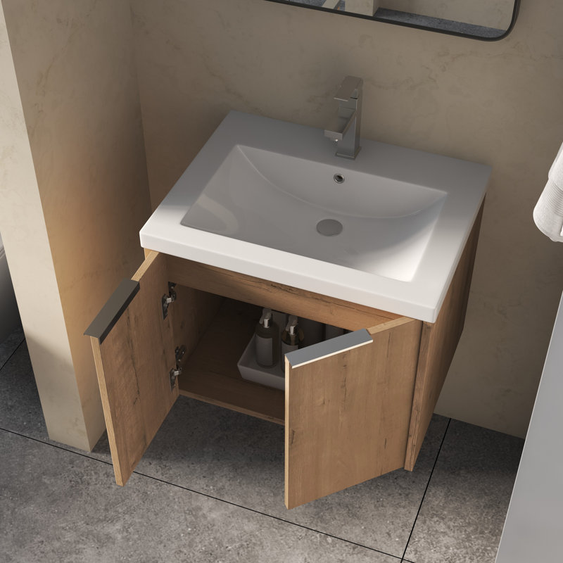 Meuble-lavabo flottant 24 po avec lavabo