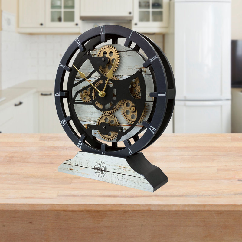 Wood Wall Clock, Desert Beige
