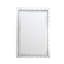 Miroir d'appoint en miroir et faux cristaux