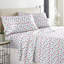 Pointehaven 170 GSM Printed Flannel 100% Cotton Deep Pocket Sheet Set-1885557145-1994424049