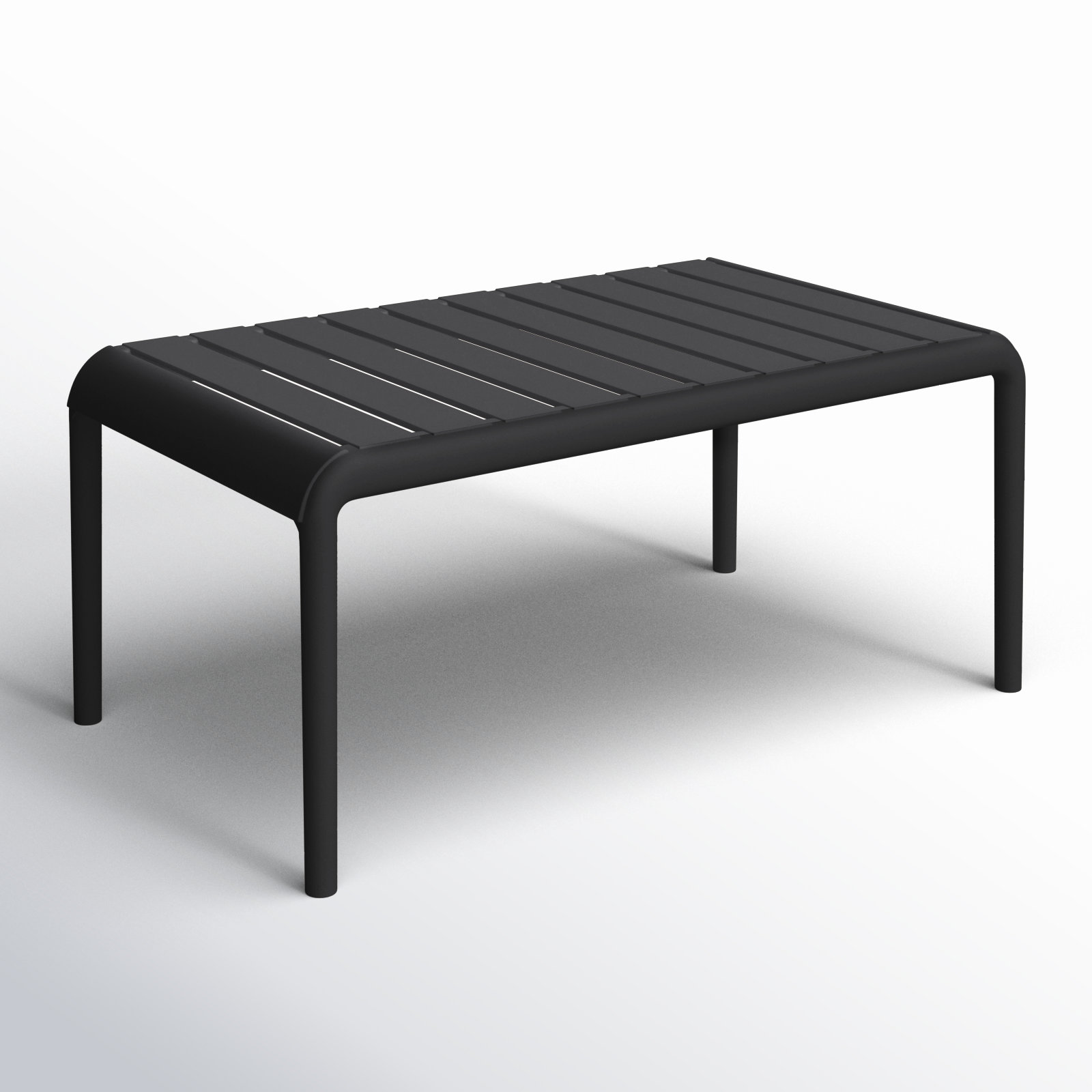 Ruta 35" Patio Table, Black