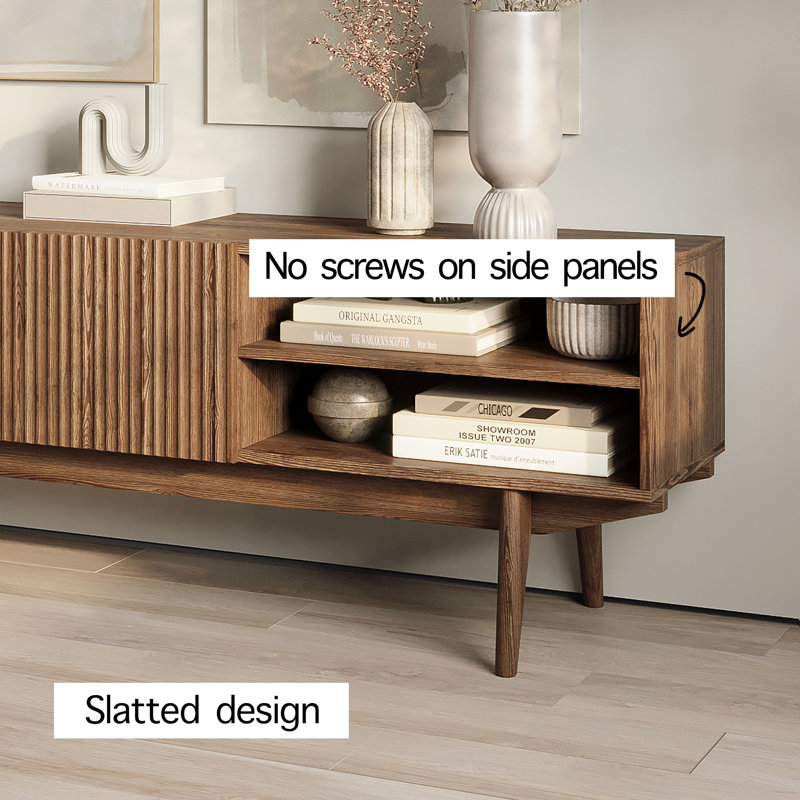Alanson 59'' W Storage Credenza | Stylish & Spacious