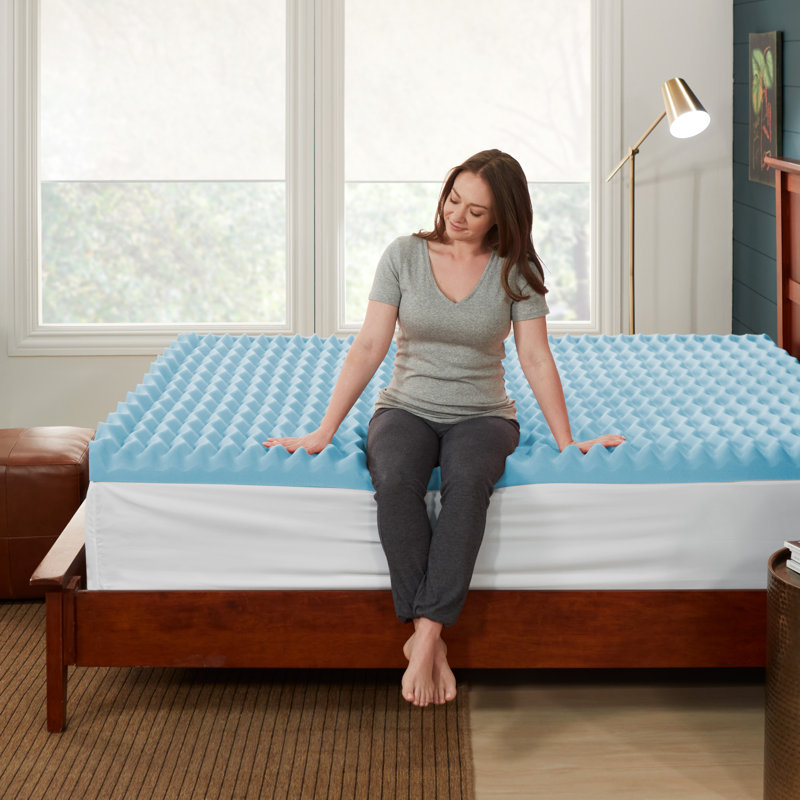 Friederike 4'' Memory Foam Mattress Topper, Queen