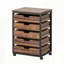 Armoire de rangement avec tiroir en bois