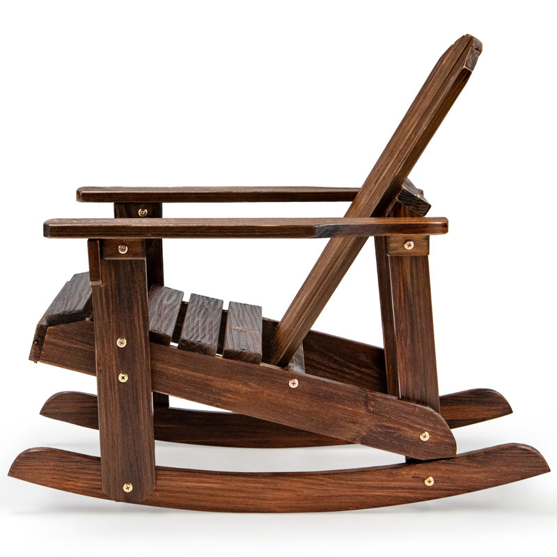 Ensemble de chaises Adirondack d'extérieur Ahona, Brun