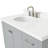 Cambridge 43'' Single Bathroom Vanity with White Quartz Top-288446469