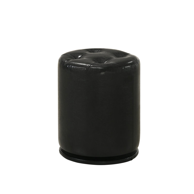 Tabouret de coiffeuse pivotant 1 pièce, Noir
