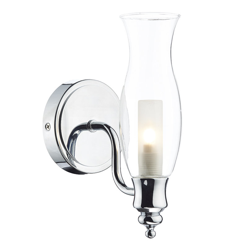 Betsy Armed Sconce, Polished Chrome