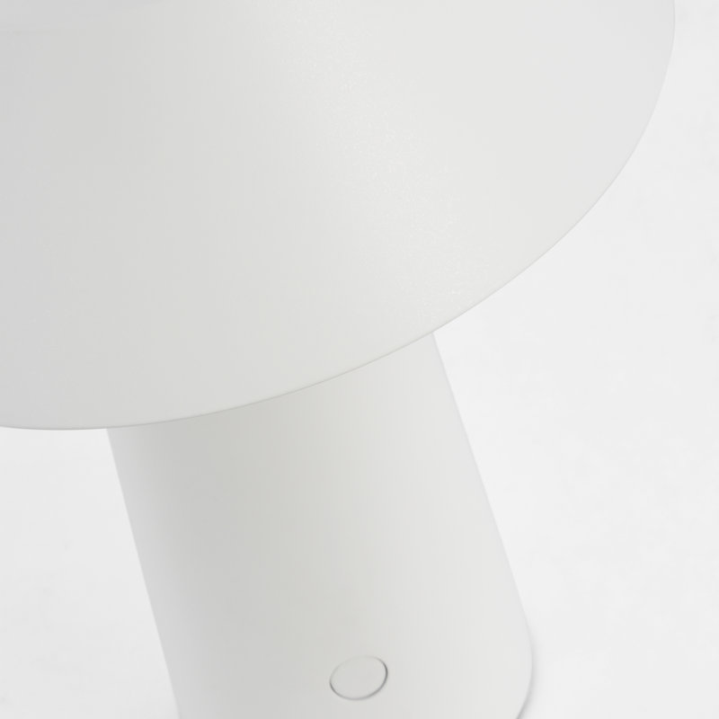 Sesa Short Accent Rechargeable Table Lamp, White