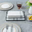Marble and Metal Freestanding Paper Towel Holder