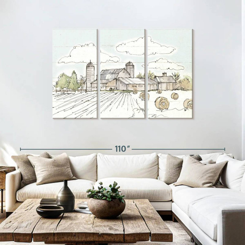 Alvord Farm Memories XI, 48" H x 74" W