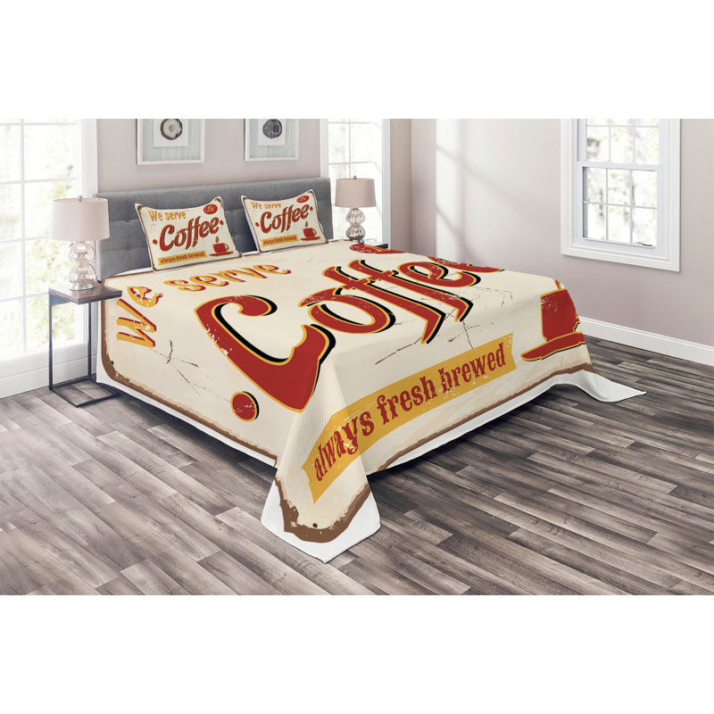 Farmhouse / Country Polyester Coverlet