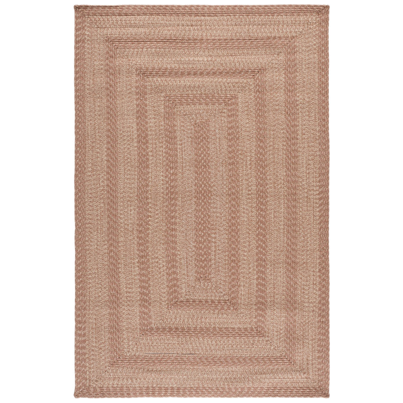Braided 265 Hand Woven Performance Machine Washable No Pattern Rug, Rectangle 5' x 8'