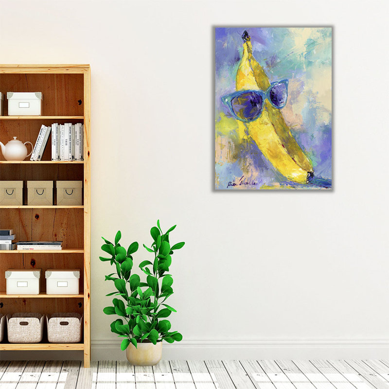 Art Banana - reproduction d'art sur toile, H 40 po x l 30 po
