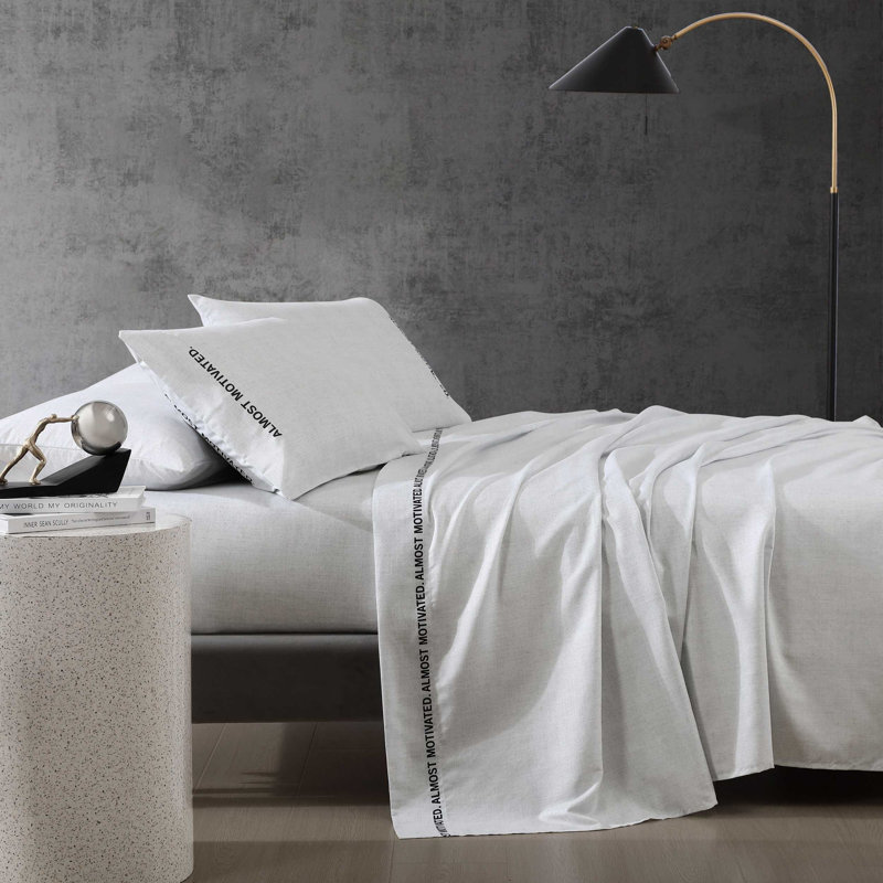 Kenneth Cole Chill Bonus Sheet Set, Queen Sheet Set with 2 Standard Pillowcases, Gray