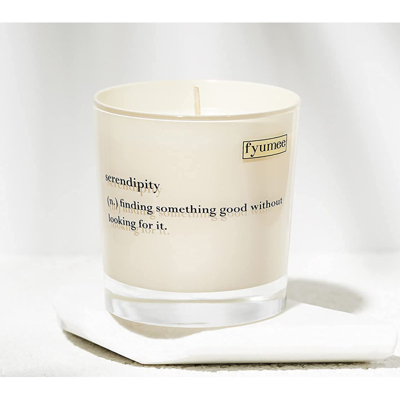 Creamy Bergamot Scented Jar Candle
