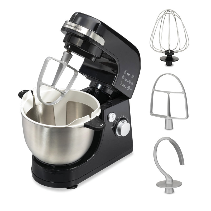 Hamilton Beach 7 Speed Stack & Scrape Stand Mixer