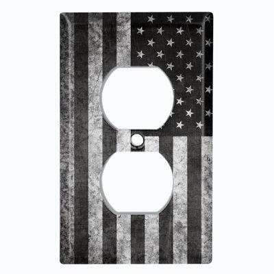 Patterned 1 - Gang Toggle Light Switch Standard Wall Plate