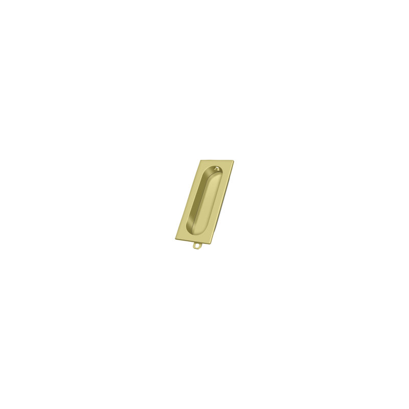 Flush Cup / Bin Pull, Polished Brass