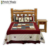 Fields And Stars Embroidered Blanket, King