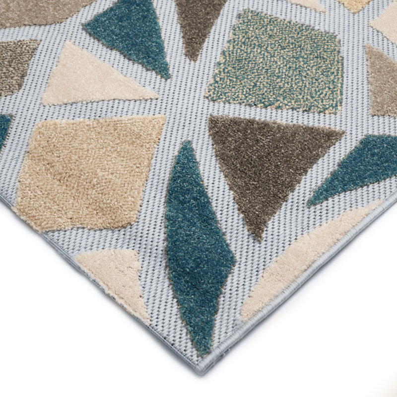 Ravenden Abstract Indoor / Outdoor Area Rug, Rectangle 160cm x 230cm