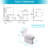 Sleek White Ceramic Toilet - Modern Design, Fits Any Bathroom Style One Piece Includes Seat, Wax Ring, Bolts And Instructions