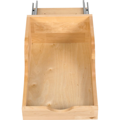 16-1/16" Preassembled Vanity Depth High Back Rollout Drawer for 18" Opening
