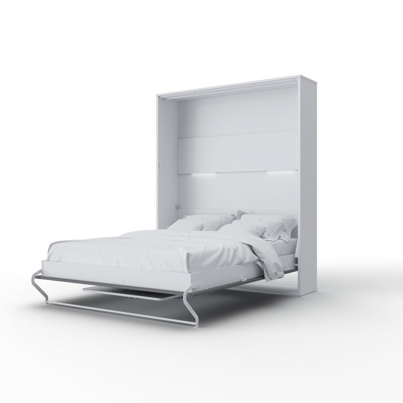Ayvri 160X200 Bed, White/Slate Grey