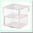 Clear Acrylic Wedding Ring Box and Pillow Alternative