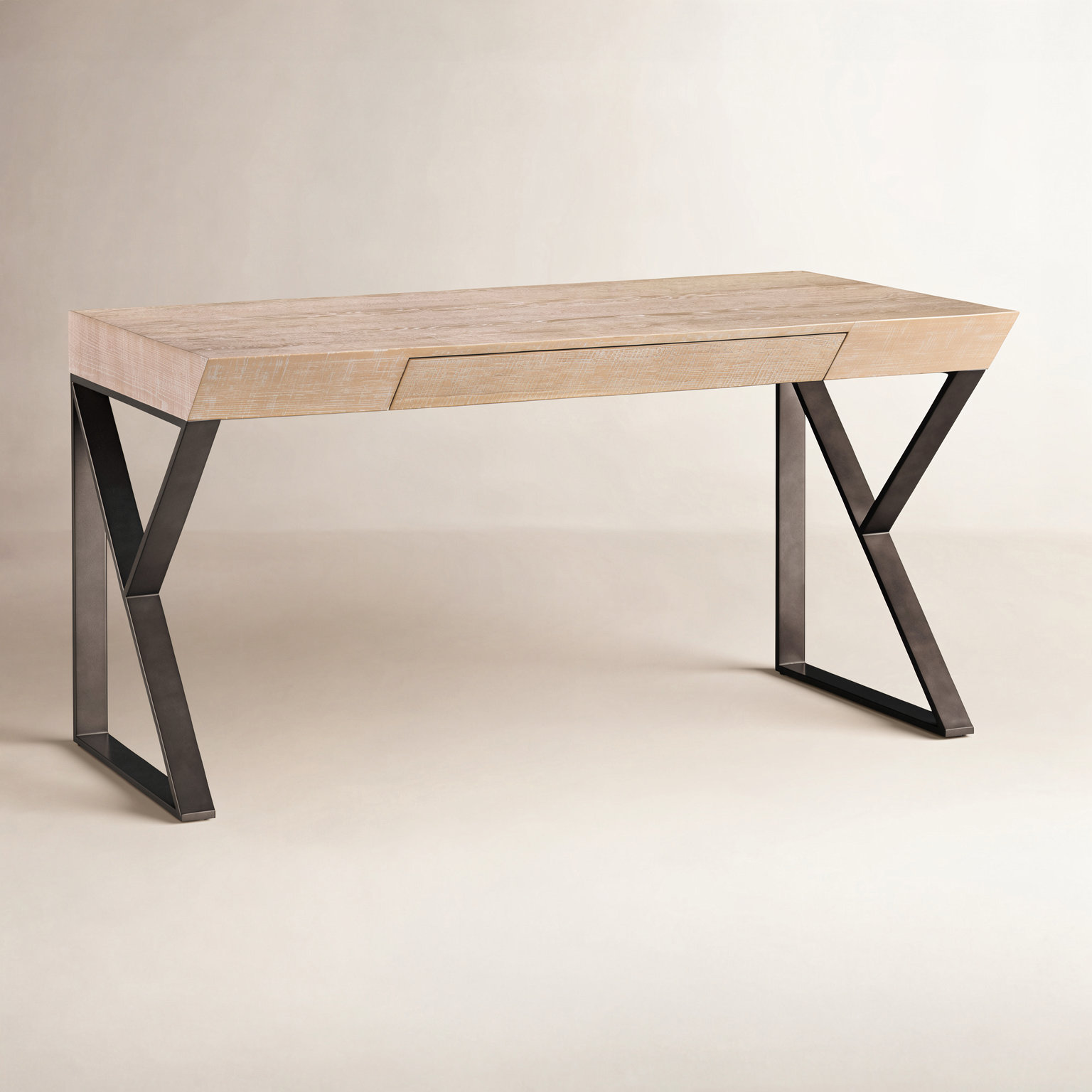 Bilbrook Writing Desk, Rustic Natural Oak
