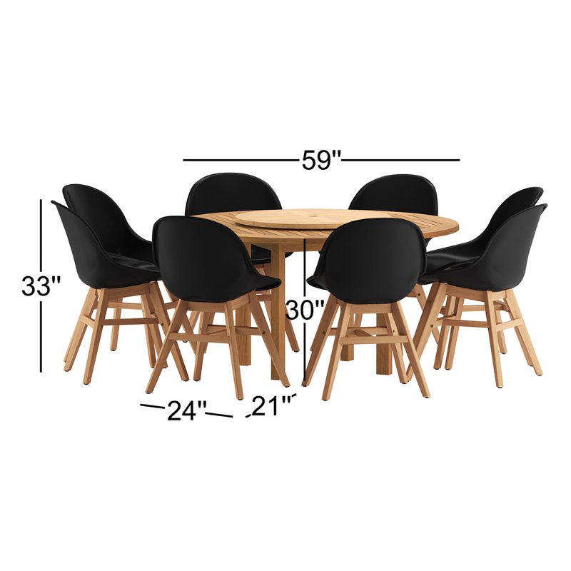 Ensemble repas pour 8 personnes Anautica