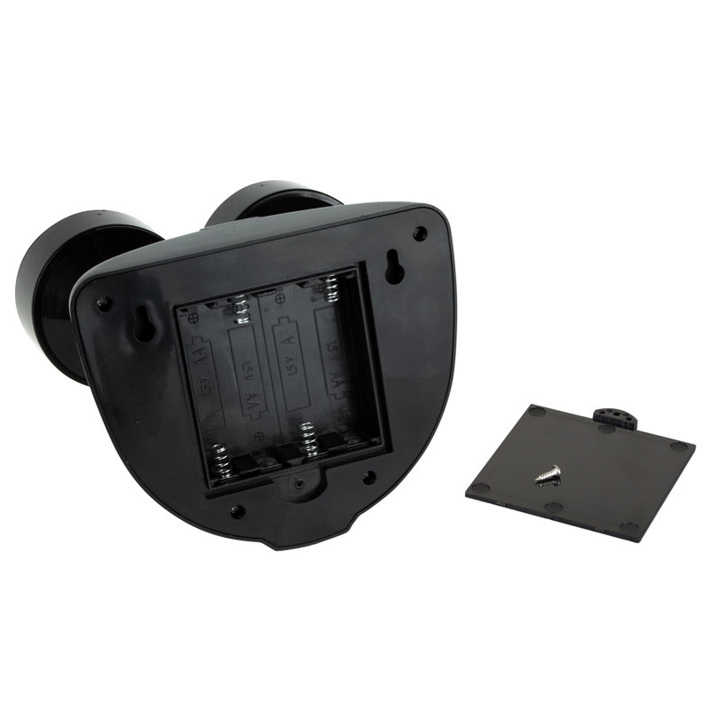 Black Dual Head Motion Sensor LED Wireless Security Light