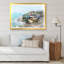 Maison de rêve par le paysage marin - peinture sur toile-67390358-67390362