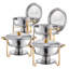 Ensemble 5 pièces de buffet à vaisselle rond 5 pintes en acier inoxydable-35071989